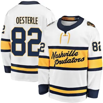 Men's Jordan Oesterle Nashville Predators 2020 Winter Classic Player Jersey - White Breakaway