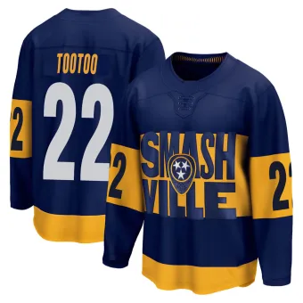 Men's Jordin Tootoo Nashville Predators 2022 Stadium Series Jersey - Navy Breakaway