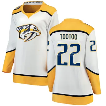 Women's Jordin Tootoo Nashville Predators Away Jersey - White Breakaway
