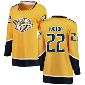 Women's Jordin Tootoo Nashville Predators Home Jersey - Yellow Breakaway