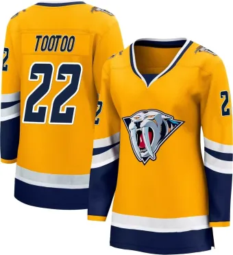 Women's Jordin Tootoo Nashville Predators Special Edition 2.0 Jersey - Yellow Breakaway