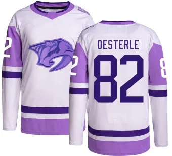 Youth Jordan Oesterle Nashville Predators Hockey Fights Cancer Jersey - Authentic