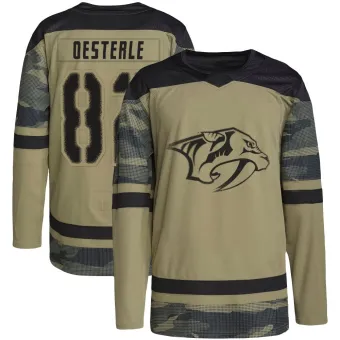Youth Jordan Oesterle Nashville Predators Military Appreciation Practice Jersey - Camo Authentic