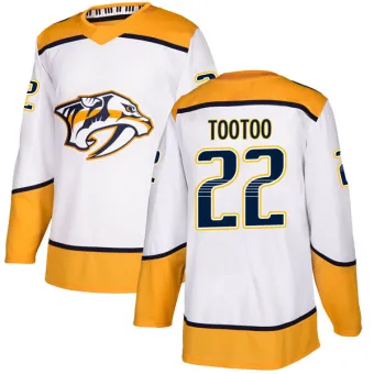 Youth Jordin Tootoo Nashville Predators Away Jersey - White Authentic