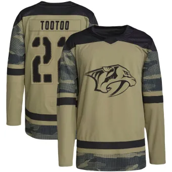 Youth Jordin Tootoo Nashville Predators Military Appreciation Practice Jersey - Camo Authentic